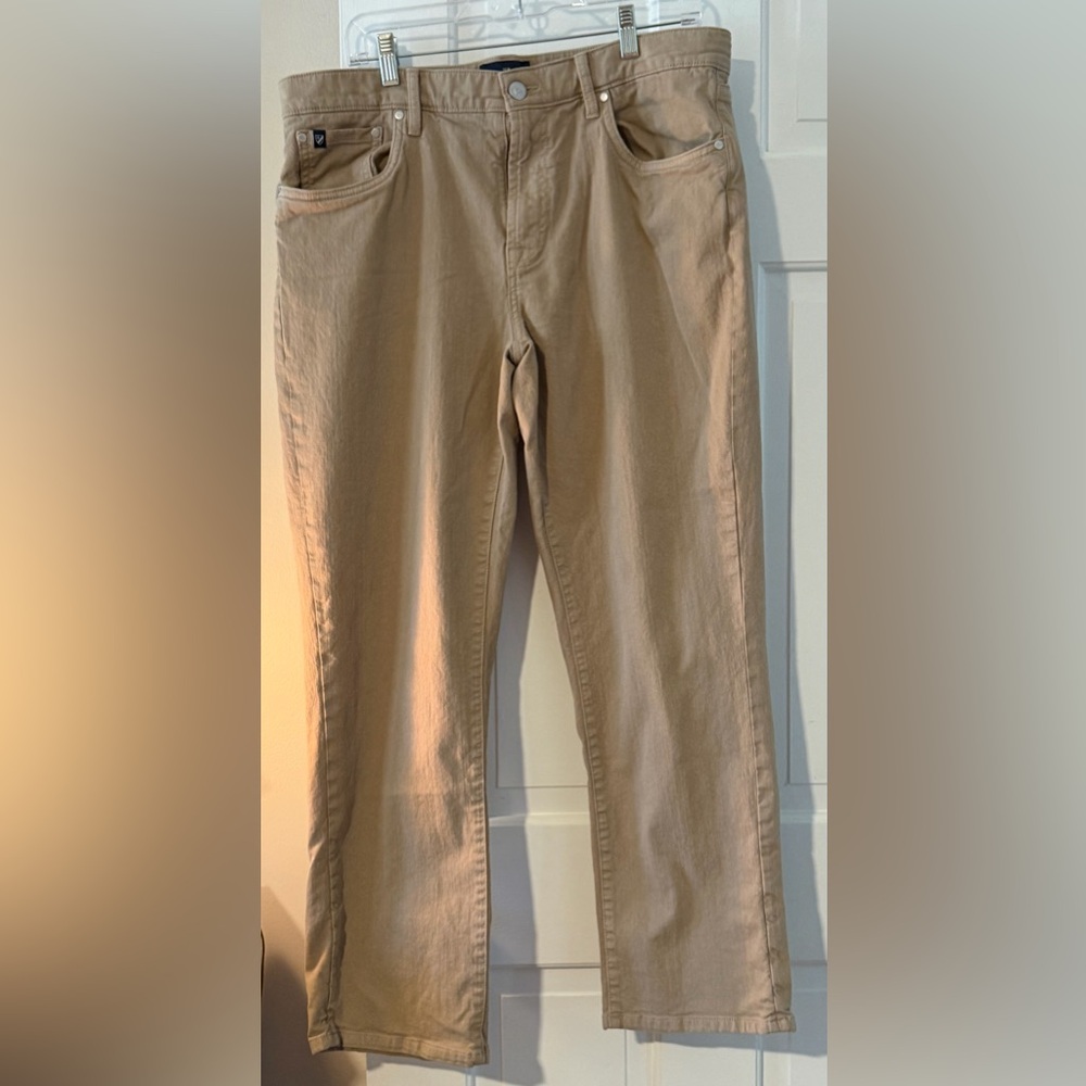 Cremieux Men’s Tan Stretch Chino Pants 36x30 | 5-Pocket Casual Pants